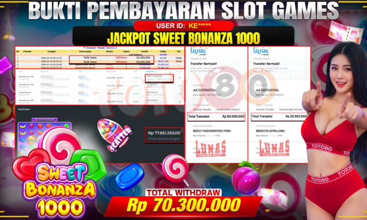 Slot777-Jackpot Slot Sweet Bonanza 1000